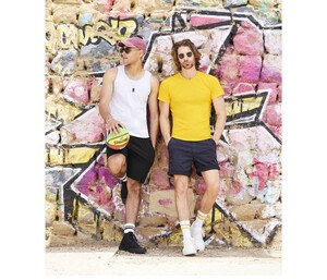 Débardeur Homme Gildan Ultra Coton - Taille L - Motif Fitness "Roue" Marine - Neuf (Sans Étiquettes)