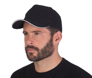 Black&Match BM910 - Casquette 5 Panneaux 100% Coton