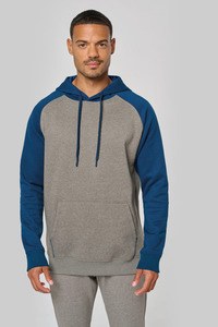 Proact PA369 - Sweat-shirt capuche bicolore adulte