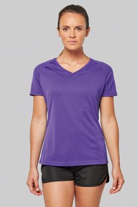 Proact PA477 - T-shirt de sport manches courtes col v femme