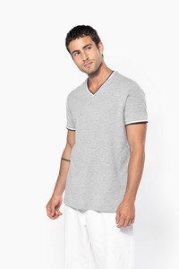 Kariban K374 - T-shirt maille piquée col V homme