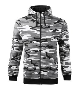 Malfini C19 - Sweatshirt Camo Zipper pour homme