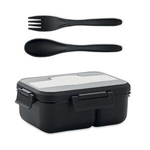 GiftRetail MO6646 - MAKAN Lunch box et couverts en PP