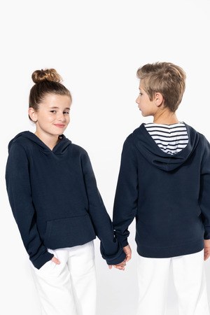 Kariban K4014 - Sweat-shirt à capuche contrastée à motifs enfant unisexe