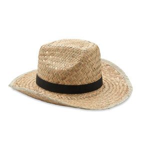 GiftRetail MO6755 - TEXAS Chapeau de cow-boy en paille