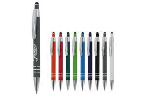 TopPoint LT87781 - Stylo à bille Athènes Métal caoutchouté