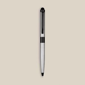 EgotierPro 38513 - Stylo-bille métallique noir avec pointeur FRAC