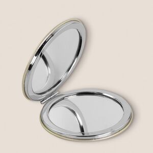 EgotierPro 39538 - Miroir Métallique Mat avec Double Zoom BEVERLY