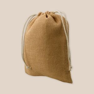 EgotierPro 50612 - Sac Cadeau Jute 270 gr/m² 16x20 cm PACIFIC